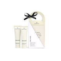 DOUBLE GIFT ORIENTAL BLOOM Smoothing body scrub 50 ml + Moisturizing body gel to oil 50 ml